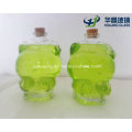 350ml Cork Cat Shaped Empty Drink Glass Beverage Bottle